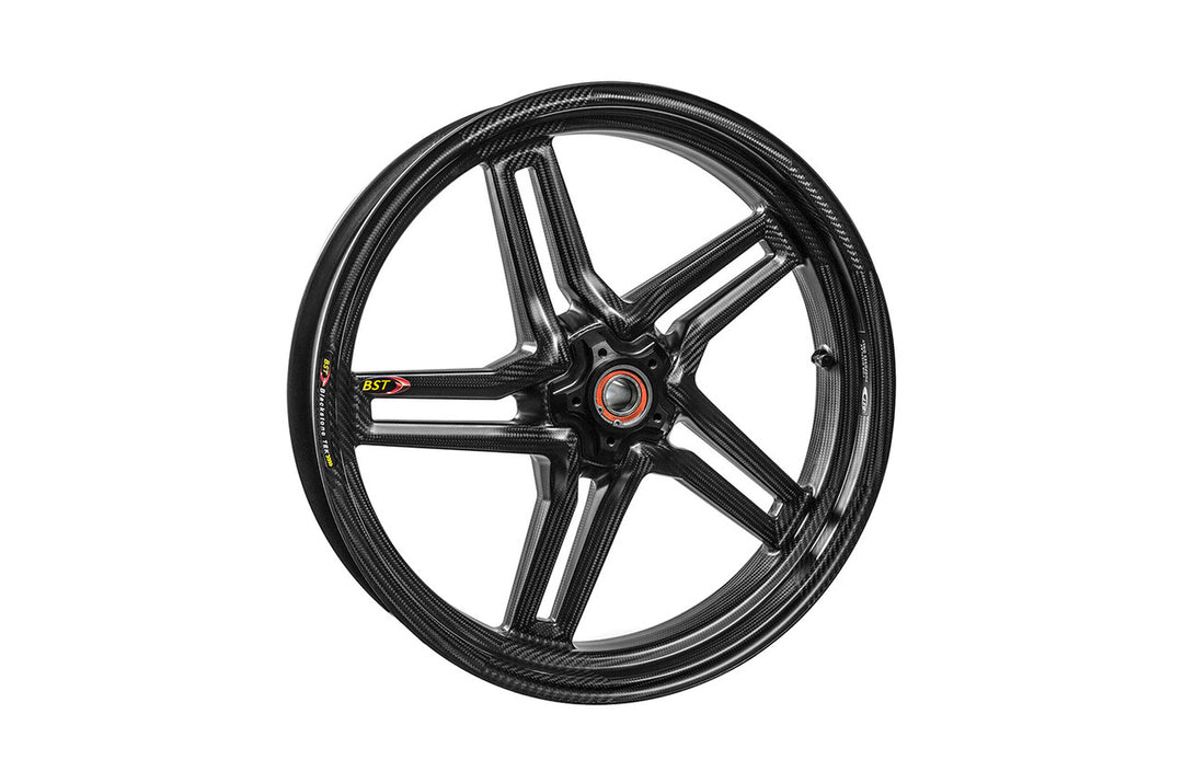 GSXR1000R 17-26 BST Rapid TEK عجلة أمامي كاربون مقاس 17 × 3.5 بوصة