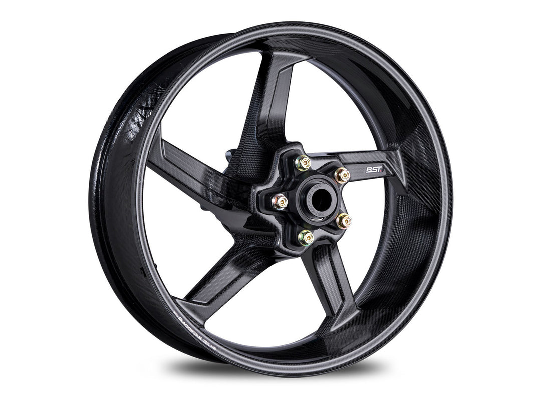 BST Star TEK 17x6.0 Carbon Rear Wheel for Suzuki Hayabusa 2022–2025 – Lightweight Performance Wheel
