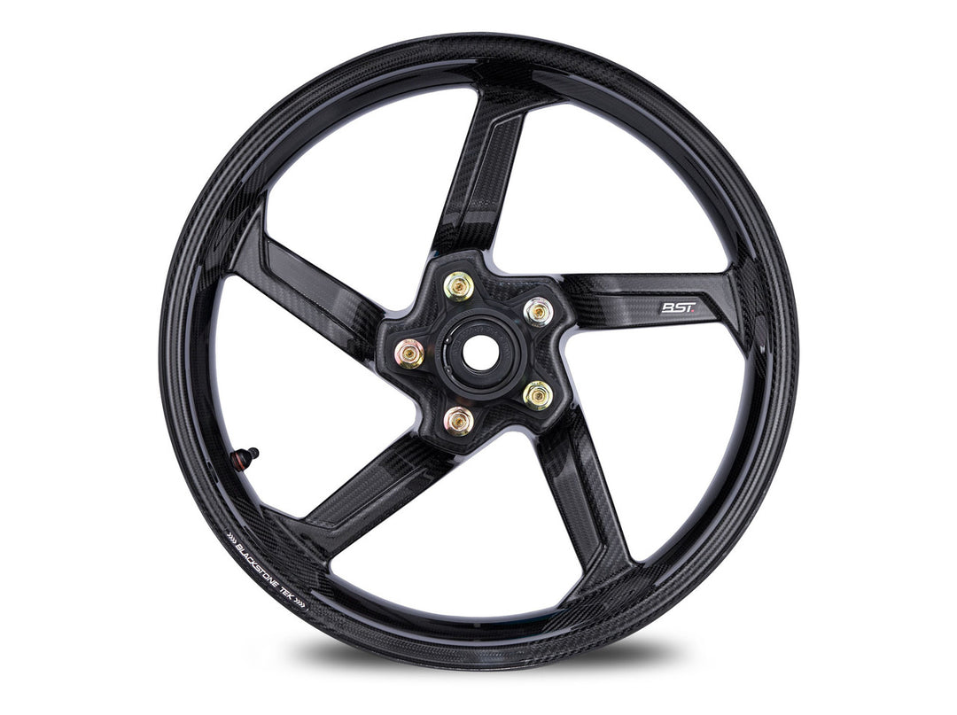 BST Star TEK 17x6.0 Carbon Rear Wheel for Suzuki Hayabusa 2022–2025 – Lightweight Performance Wheel