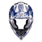 تحميل الصورة في عارض المعرض ، SCORPION من سكوربيون VX-16 EVO AIR ANALOG White-Blue-Yellow خوذة صحراوية