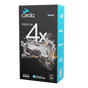 CARDO Freecom 4x Bluetooth Helmet Intercom – 4‑Riders Live Intercom JBL