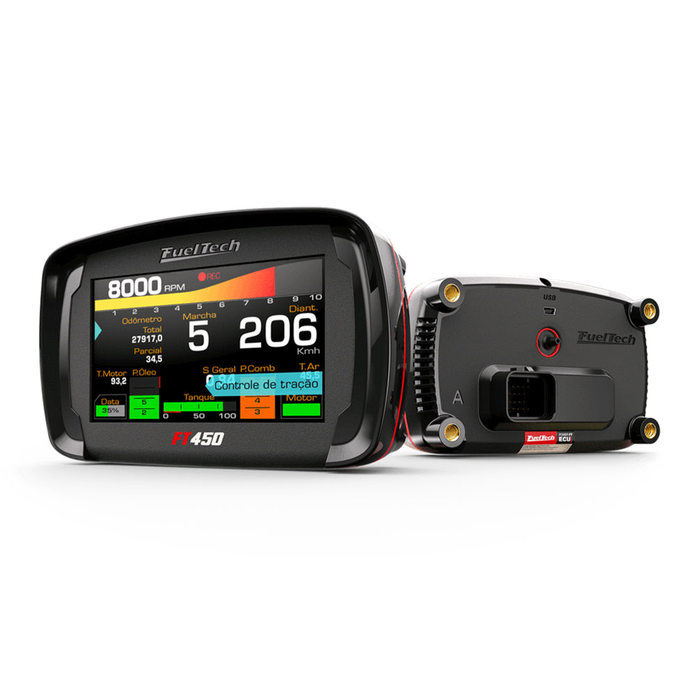 FuelTech FT450 SFI Programmable Electronic Injection ECU for Modified Cars, Motorcycles, and Electric Vehicles