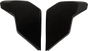 Load image into Gallery viewer, ICON UltraFlite gloss black helmet side plates 0133-1712