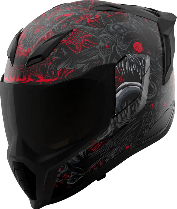 ICON Ultraflite Misanthrope MIPS Helmet – Lightweight, Aerodynamic, with Fog-Free Visor