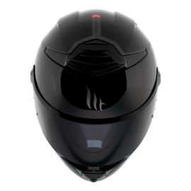 MT Thunder 4 SV Solid A1 Gloss Black Helmet – Full-Face ECE 22.06 Certified with Sun Visor