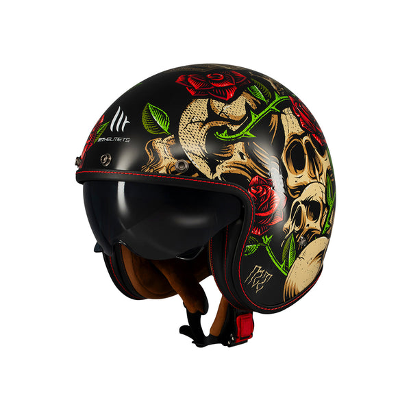 MT HELMETS من أم تي LE MANS 2 SV S BREAKOUT B9 GLOSS خوذة مفتوحة الوجه