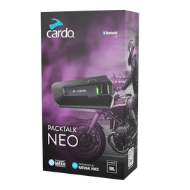 CARDO Packtalk Neo Bluetooth Helmet Intercom – Mesh DMC Gen2 