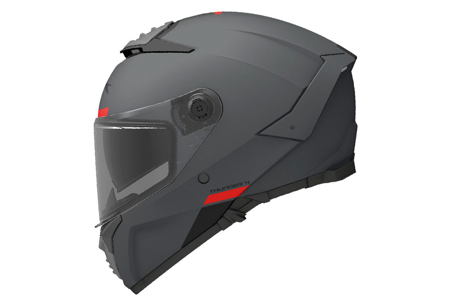 MT HELMETS من أم تي THUNDER 4 SV A12 MATT GREY خوذة فول فيس