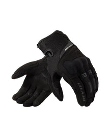 REV'IT! Cavern Motorcycle Gloves – Short Cuff, Breathable Summer Gloves with SEESOFT Protection