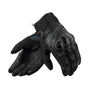 REV’IT! Ritmo Gloves – CE Certified Short Motorcycle Gloves with Leather and Ventilated Mesh