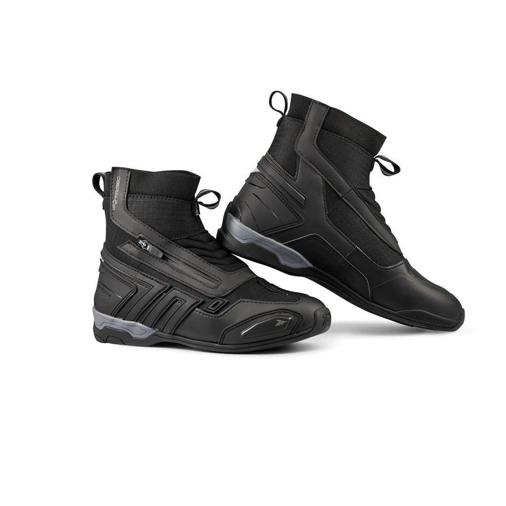 Seventy 70 SD-BT7 Oberalp Low Mid-Cut Waterproof Touring Motorcycle Boots – Black