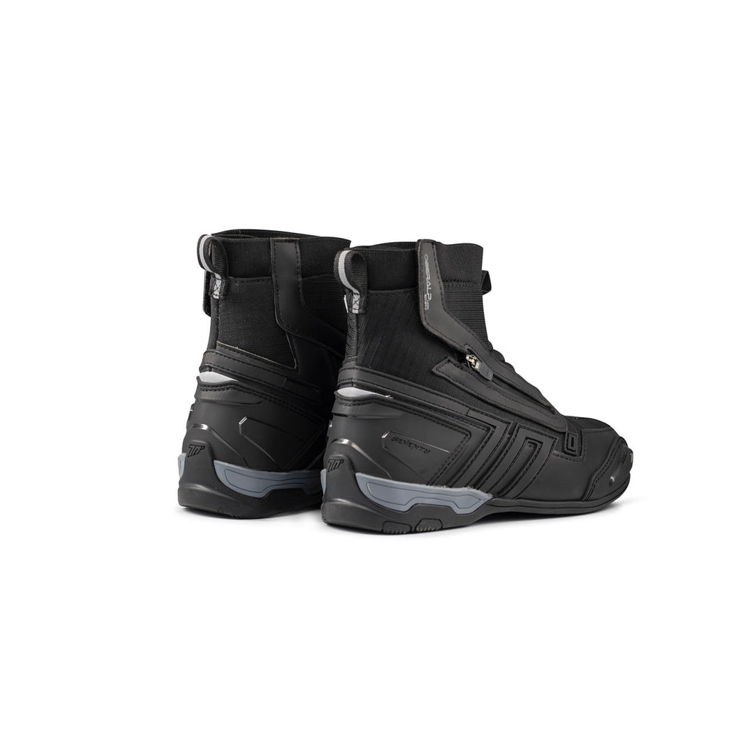 Seventy 70 SD-BT7 Oberalp Low Mid-Cut Waterproof Touring Motorcycle Boots – Black