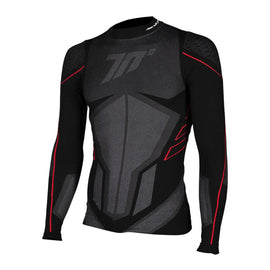 SD-CT1 Thermal Long Sleeve Shirt Unisex Black/Grey – Ideal Base Layer for Activities in Any Weather