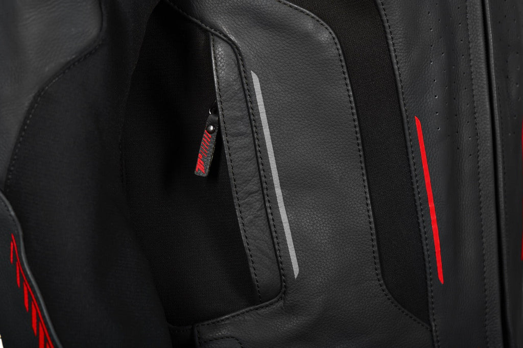 SEVENTY DEGREES JACKET SD-JL24 SPOILER MEN BLACK/RED