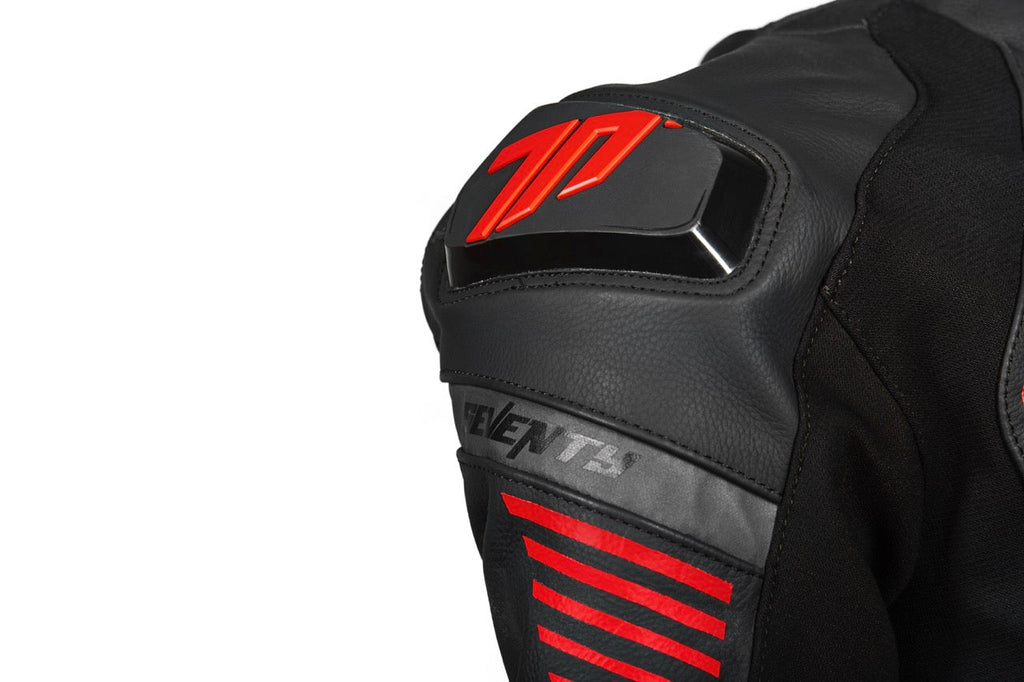 SEVENTY DEGREES JACKET SD-JL24 SPOILER MEN BLACK/RED