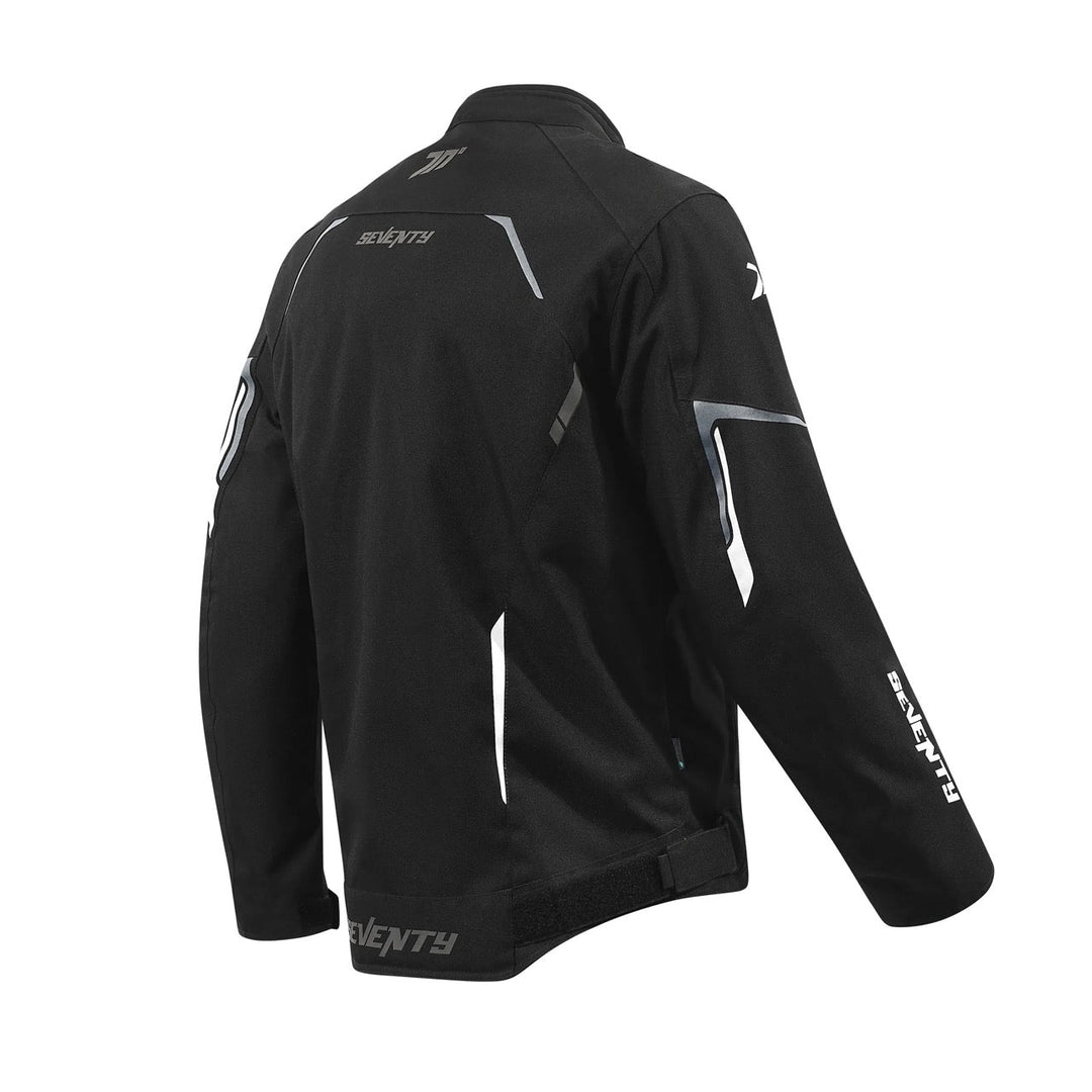 SEVENTY DEGREES سيفنتي ديغري JACKET SD-JR65 PISTON BLACK/WHITE جاكيت حماية