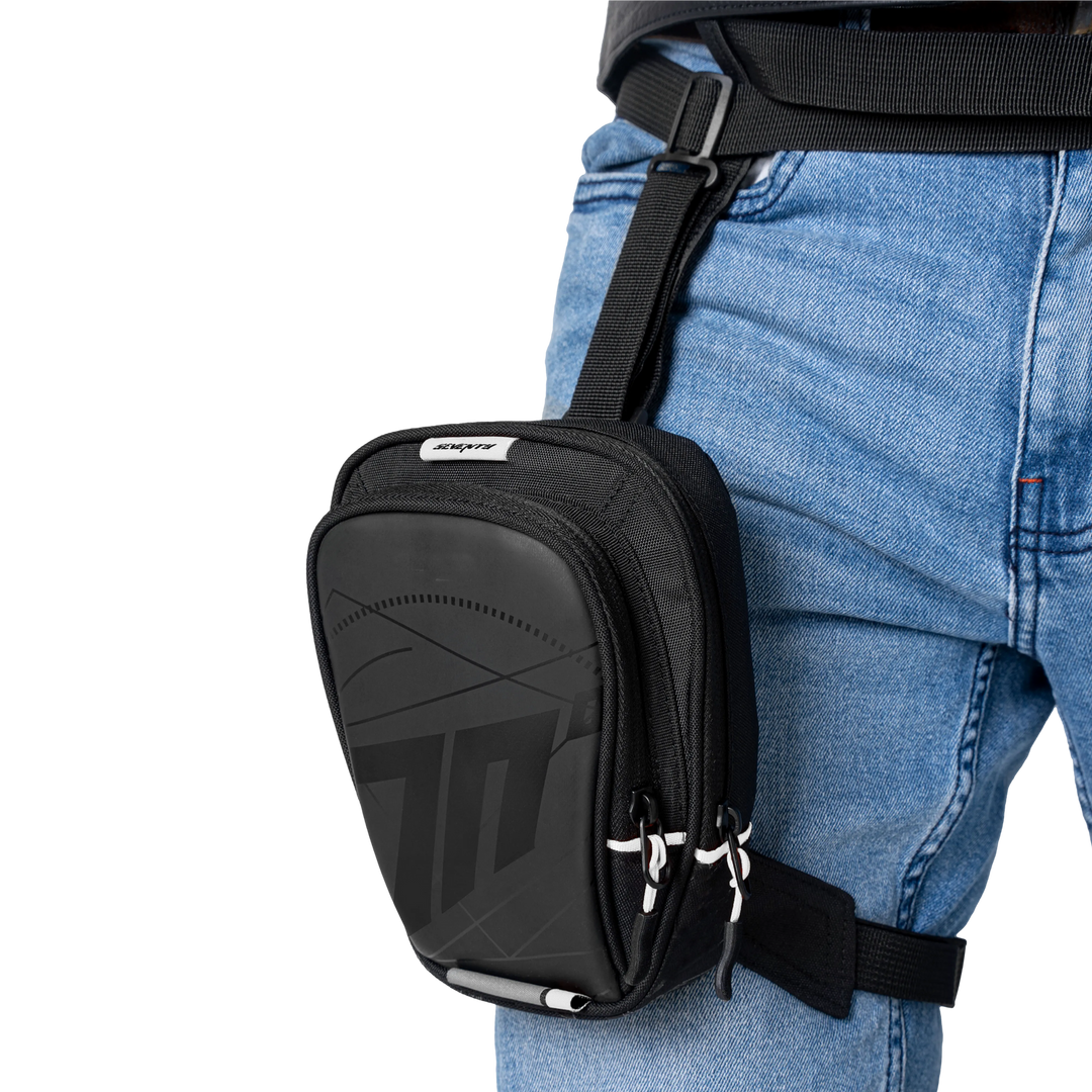 SEVENTY DEGREES SD-TL1 MOTORCYCLE LEG BAG BLACK