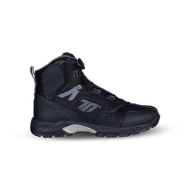 Seventy 70 Stelvio Low waterproof motorcycle boots – black and grey with low-cut ergonomic design and ATOP closure system