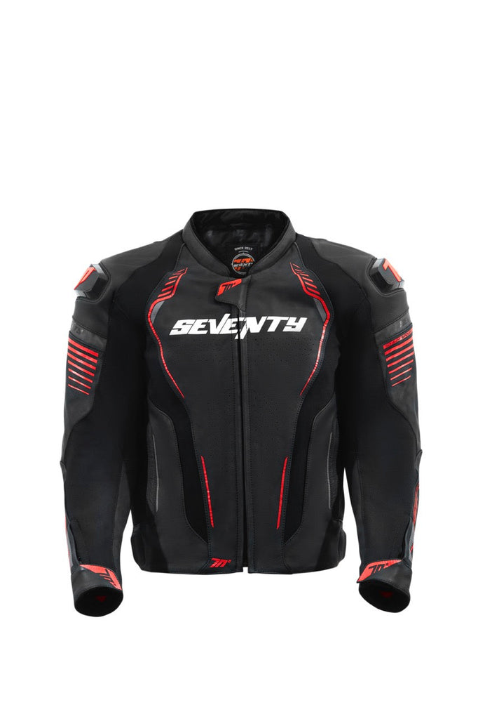 SD-JL24 Spoiler Motorcycle Jacket – Perforated Leather with CE Level 2 Protection and Sport Design by Seventy Degrees