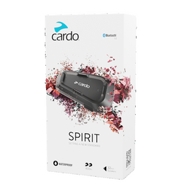 CARDO Spirit Intercom – Bluetooth, 400 m Range, FM Radio, Waterproof