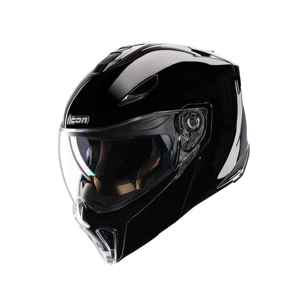 ICON Threshold Modular Helmet Gloss Black
