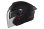 Load image into Gallery viewer, MT HELMETS VIALE SV S SOLID A1 GLOSS BLACK OPEN FACE HELMET