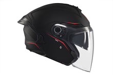Load image into Gallery viewer, MT HELMETS VIALE SV S SOLID A1 GLOSS BLACK OPEN FACE HELMET