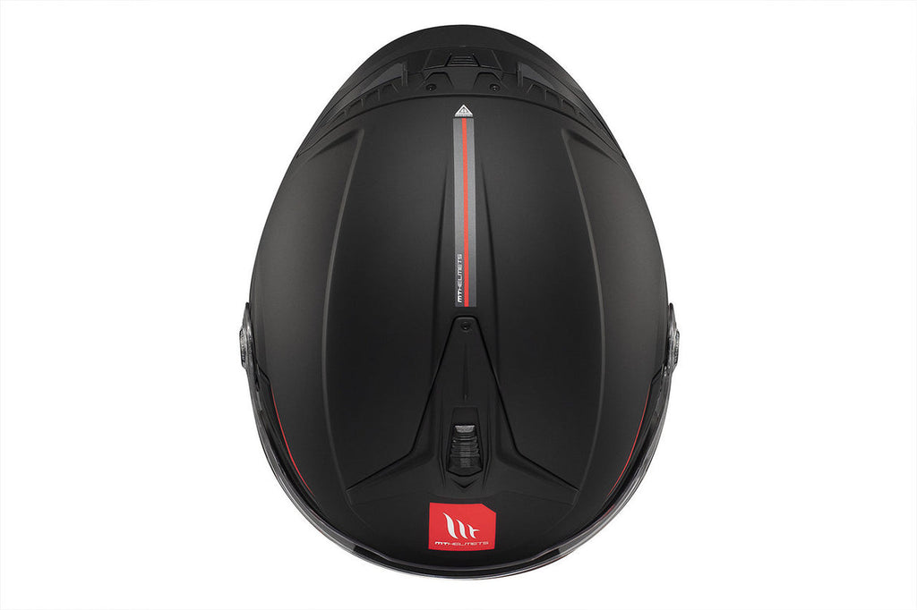 MT HELMETS VIALE SV S SOLID A1 GLOSS BLACK OPEN FACE HELMET
