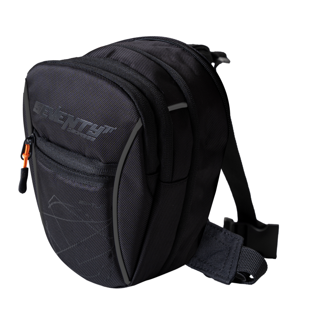 SEVENTY DEGREES SD-TL2 MOTORCYCLE LEG BAG BLACK