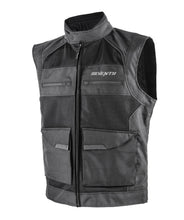 Load image into Gallery viewer, Seventy 70 Scirocco SD-S3 Touring Motorcycle Vest – Black multipocket rider gear