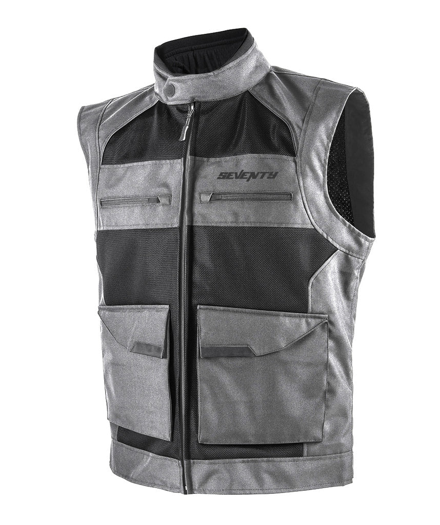 SEVENTY DEGREES VEST SCIROCCO SD-S3 TOURING MULTIPOCKET GREY