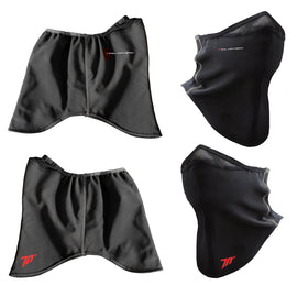 Seventy Degrees SD-W1 Balaclava in Black – Thermal Neck and Chin Protection for Motorcyclists