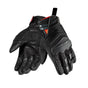 Seventy Degrees SD-T13 Aspen Light Motorcycle Gloves Black/Red – Waterproof Adventure Gloves with Rubber Protection