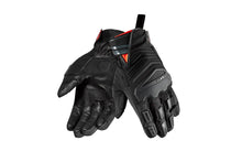 Load image into Gallery viewer, Seventy Degrees SD-T13 Aspen Light Motorcycle Gloves Black/Red – Waterproof Adventure Gloves with Rubber Protection