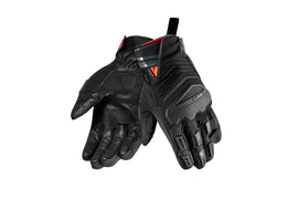 Seventy Degrees SD-T13 Aspen Light Motorcycle Gloves Black/Red – Waterproof Adventure Gloves with Rubber Protection