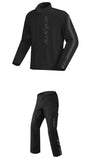 تحميل الصورة في عارض المعرض ، Seventy SD-S5 Monsoon Rain Suit – Waterproof 2-piece Motorcycle Gear in Black