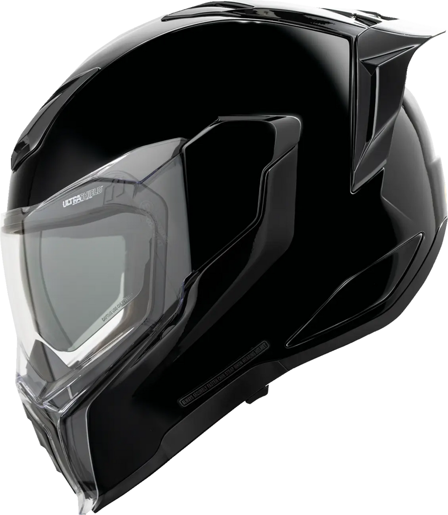 ICON ULTRAFLITE GLOSS BLACK MIPS Helmet