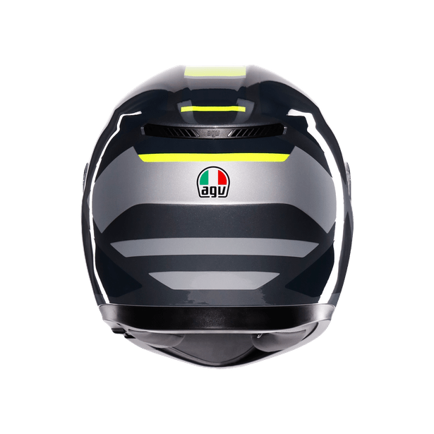 AGV من أي جي في HELMET K3 E2206 SHADE GREY/YELLOW خوذة كي3 - BOOST BOX PERFORMANCE AGV200301O4MY001 - 1
