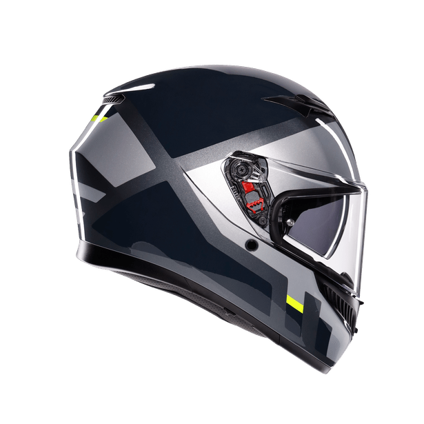 AGV من أي جي في HELMET K3 E2206 SHADE GREY/YELLOW خوذة كي3 - BOOST BOX PERFORMANCE AGV200301O4MY001 - 1