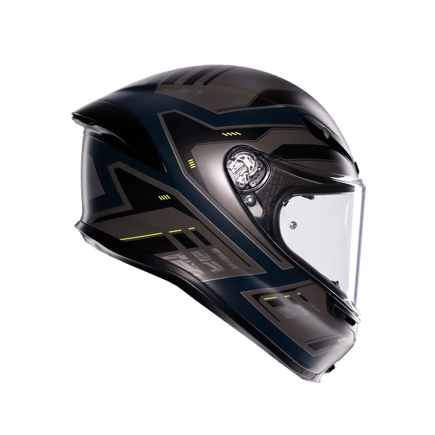 AGV من أي جي في K6 S E2206 - ENHANCE MATT/YELLOW خوذة كي6 اس - BOOST BOX PERFORMANCE AGV206301O4MY001005 - 1