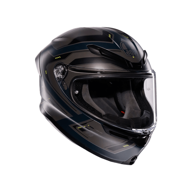 AGV من أي جي في K6 S E2206 - ENHANCE MATT/YELLOW خوذة كي6 اس - BOOST BOX PERFORMANCE AGV206301O4MY001005 - 1