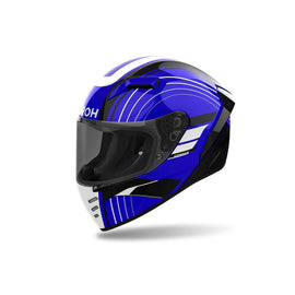 Airoh من آيرو Connor Achieve Blue Gloss Full Face خوذة كونور - BOOST BOX PERFORMANCE Airoh473A35