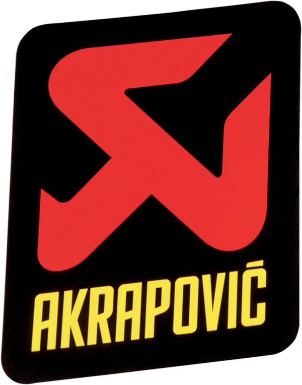 Akrapovič أكرابوفيك STICKER AKRAPOVIC 90x95 mm ملصق شعار دبة أكرا - BOOST BOX PERFORMANCE AkrapovičP - VST1AL