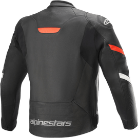 ALPINESTARS من ألبينستار JACKET FASTER V2 BLK/RED سترة فاستر جلد أسود/أحمر - BOOST BOX PERFORMANCE Alpinestars3103521 - 1030 - 48