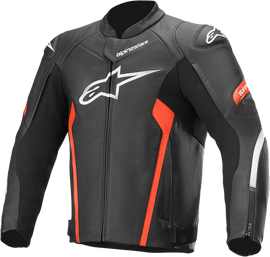ALPINESTARS من ألبينستار JACKET FASTER V2 BLK/RED سترة فاستر جلد أسود/أحمر - BOOST BOX PERFORMANCE Alpinestars3103521 - 1030 - 48