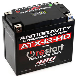 Antigravity أنتي قرافيتي ATX12 - HD RE - START 480 CA بطارية ليثيوم - BOOST BOX PERFORMANCE ANTIGRAFITY BATTERYAG - ATX12 - HD - RS