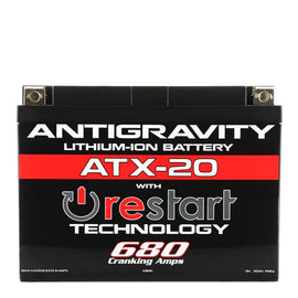 Antigravity أنتي قرافيتي ATX20 RE - START 680 CA بطارية ليثيوم - BOOST BOX PERFORMANCE ANTIGRAFITY BATTERYAG - ATX20 - RS