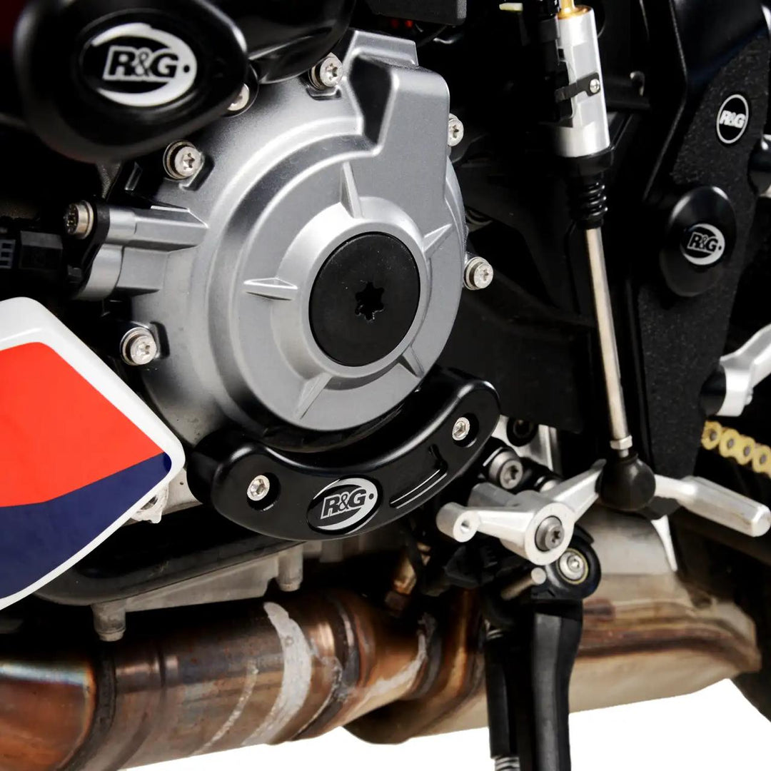 أر & جي حامي مكينة جانبية جهة يسار (BMW M1000RR/M '21 - 24 - BOOST BOX PERFORMANCE R&G_RacingECS0168BK - 