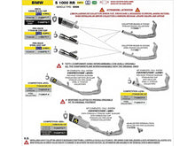 Load image into Gallery viewer, Arrow Competition EVO Full Titanium Exhaust System 71207CP (BMW S1000RR / M1000RR)