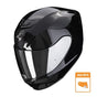 أسود - SCORPIONمن سكوربيون Solid EXO - 391 خوذة أكسو - BOOST BOX PERFORMANCE SCORPION EXOEXO - 391 - GLOSS - 1